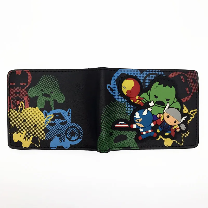 Новинка 3D Аниме Кошелек DC Joker Harley Quinn Wonder women мультфильм короткий кошелек с карманом для монет держатель для карт - Цвет: CW12103