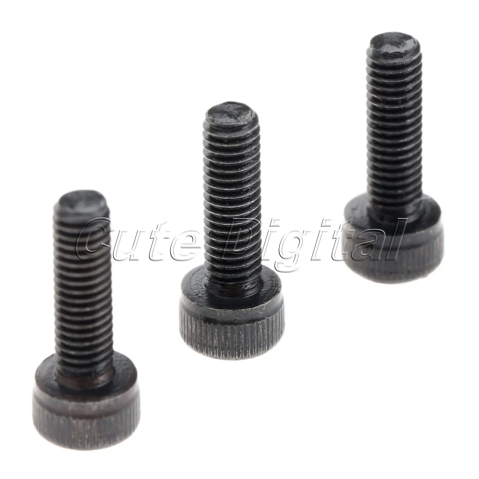 50Pcs M3 x10mm Black Allen Hexagon Repair Screw Hex Socket Head Screws Metal Fasteners Bolts Wooden Box Accessories Wholesale |