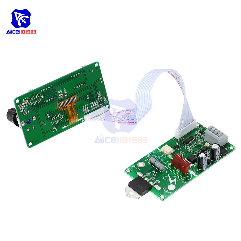 Модуль контроля точечной сварки diymore 100A/40A с цифровым ЖК дисплеем панель