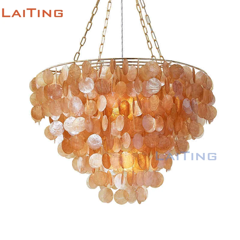 Новый дизайн оранжевый Led подвесной светильник современная люстра с крышкой +