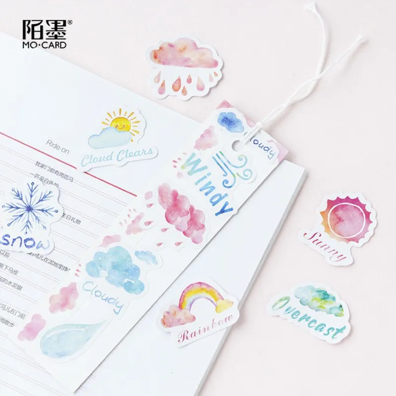 Креативный милый Kawaii Bullet Journal стикер хорошая погода для одного человека