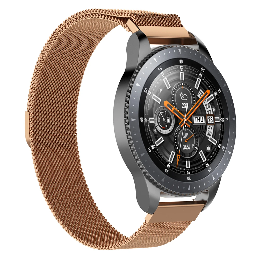 Браслет из нержавеющей стали для Samsung Galaxy Watch 42 мм 46 Миланский 20 22 ширина