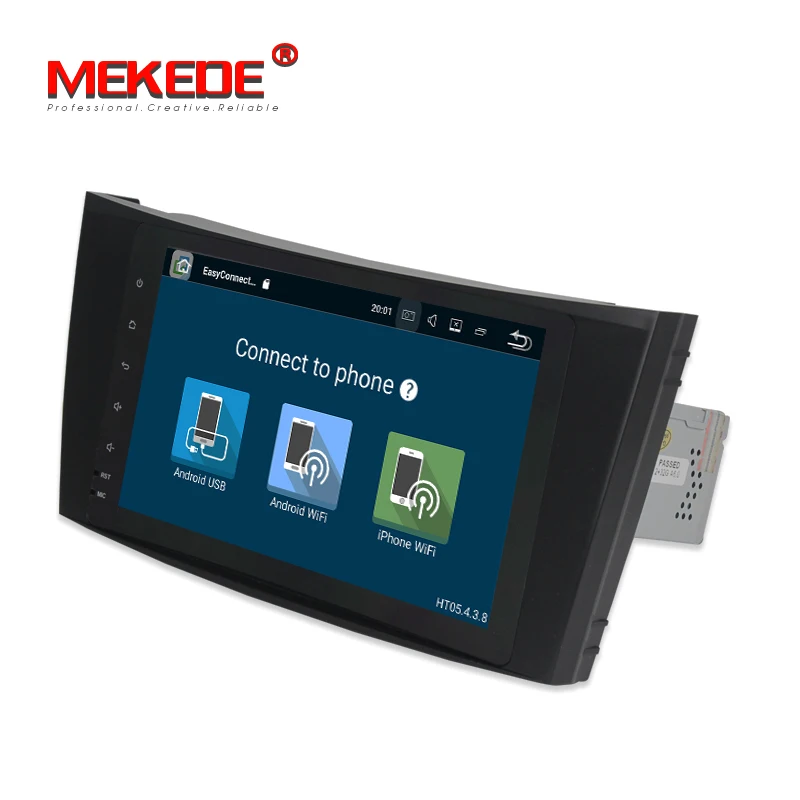 8 дюймовый Quad core Android 7 1 dvd плеер автомобиля радио для Mercedes Benz/E Class/W211 /CLK/W209/W463/W219 с gps