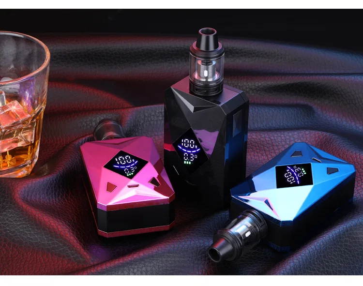 100W vape kit с 4 мл баком 2600mah bulit-in батарея вапоризатор контролем температуры огромный