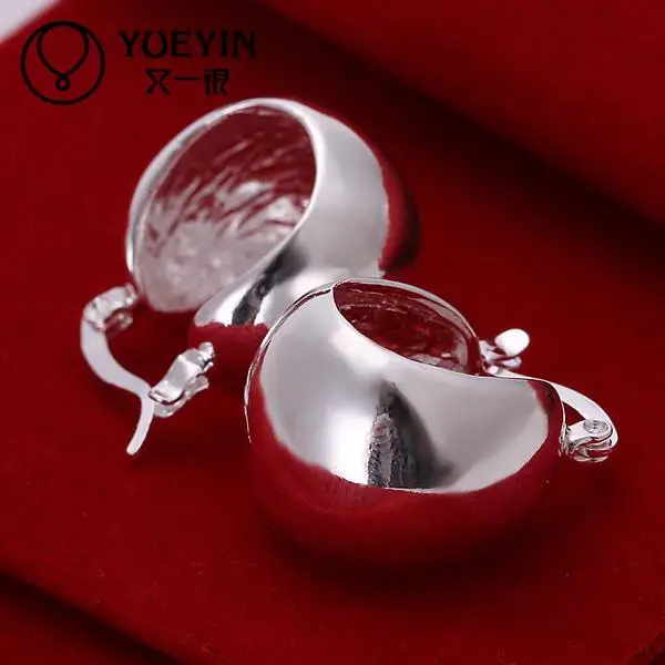 

Серьги женские, посеребренные, с крючком для ушей
