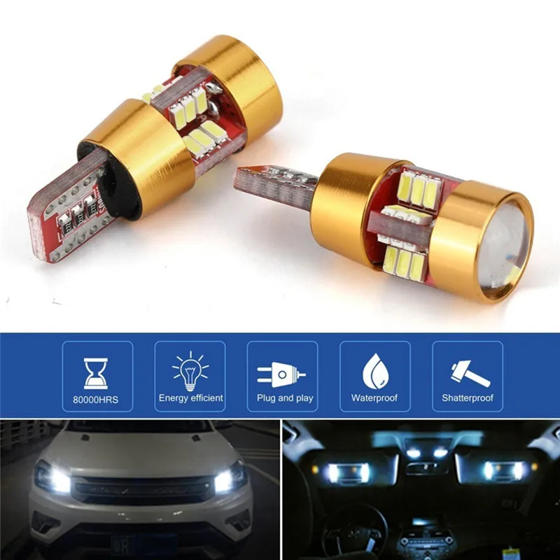 Новый стиль 2 шт высокое качество супер яркий T10 3014 27SMD светильник CANBUS 501 194 W5W