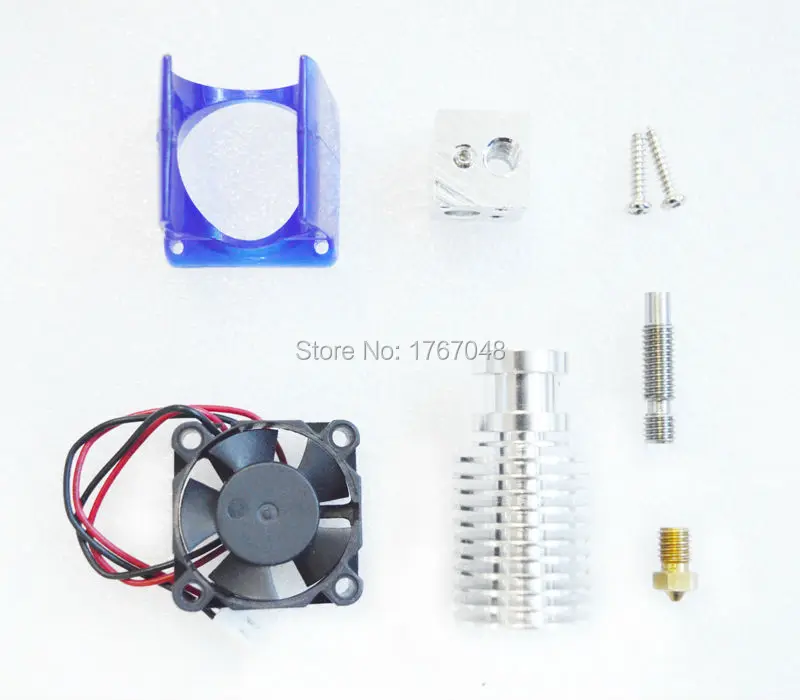 E3D-V6/3d принтер Bowden экструдер j-головки Hotend с охлаждающим вентилятором для нити 1 75