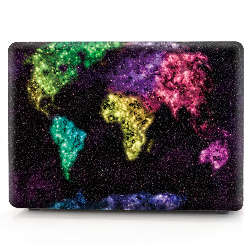 LoliHippo карта мира защитный чехол для ноутбука Сменный Чехол Apple Macbook New Air Pro 11 13 15