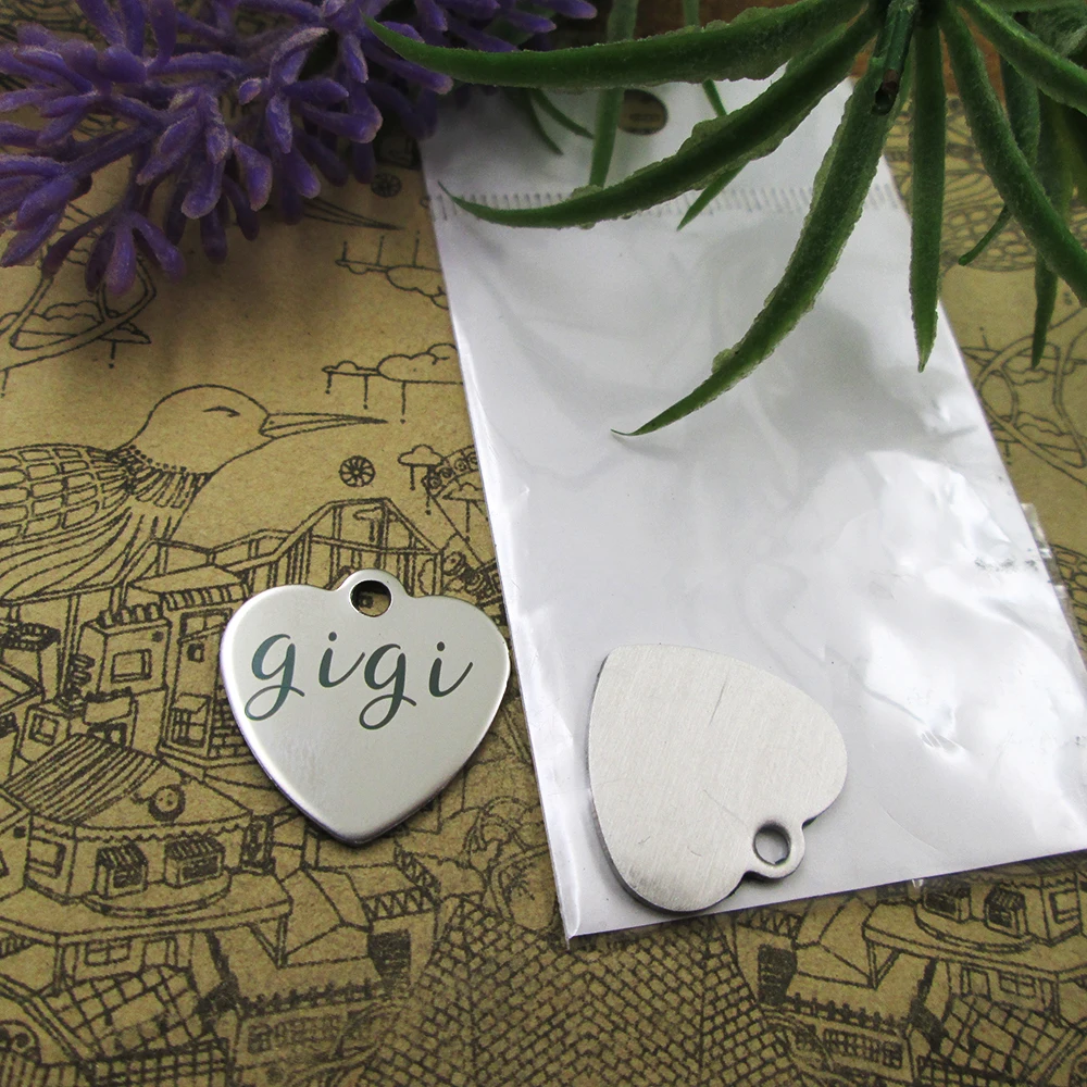 Подвески из нержавеющей стали Gigi 20 шт. 5 стилей на выбор подвески сделай сам для