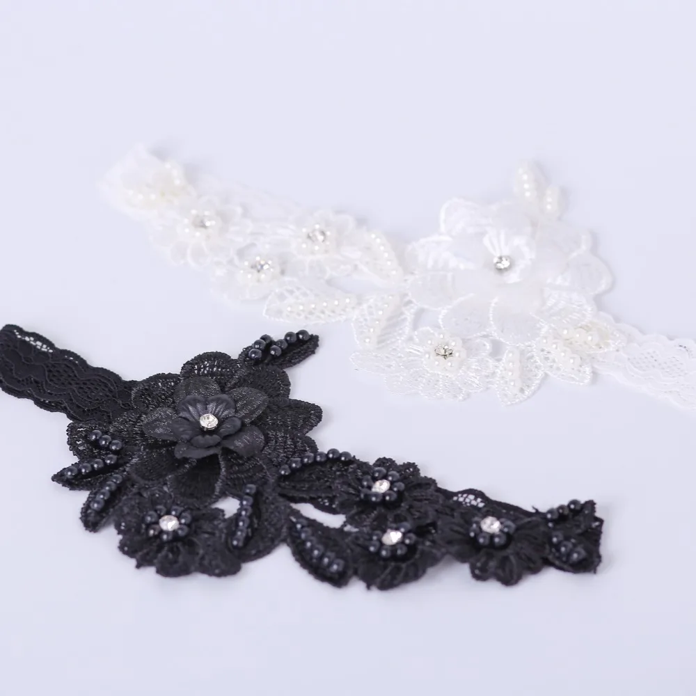 Подвязки для невесты высшего качества кружевные свадебные подвязки с