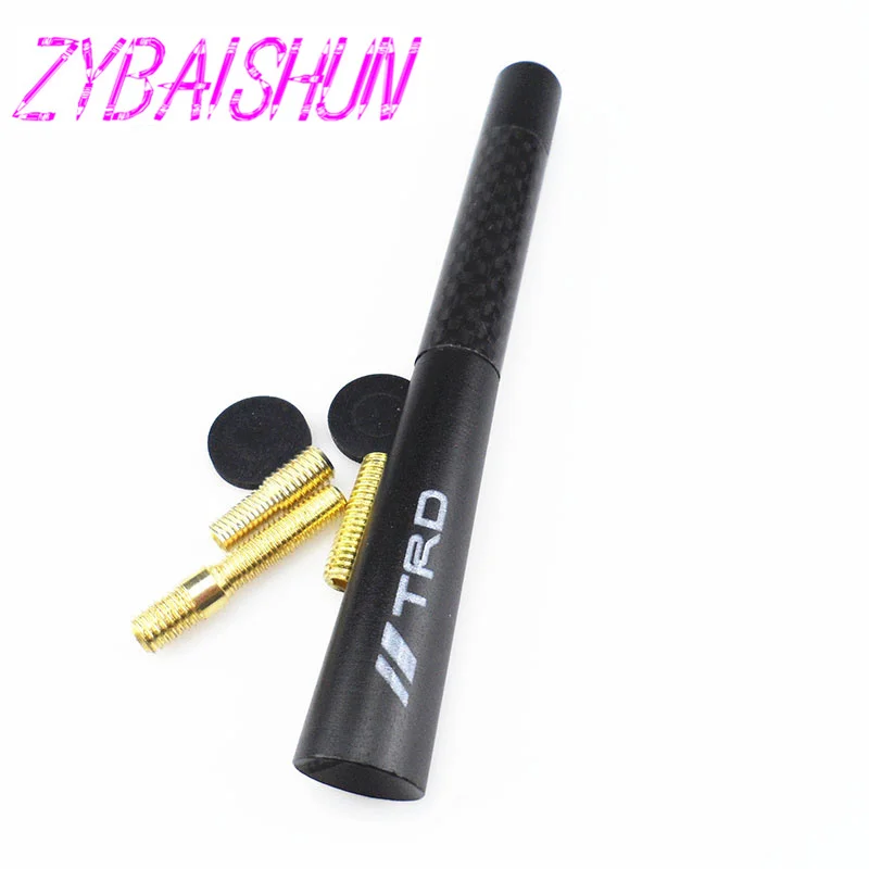 Антенна ZYBAISHUN короткая из углеродного волокна для Audi all series Q3 Q5 SQ5 Q7 A1 A3 S3 A4 A4L A6L A7 S6 S7