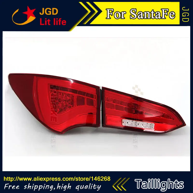 Бесплатная доставка! Задний светодиодный фонарь для Hyundai SantaFe ix45 6000-2013 12 В 2014 k |
