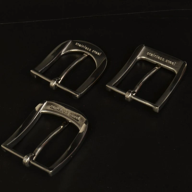 Meetee 1pc 40mm High-grade Stainless Steel Belt Buckles Metal Mirror Pin Buckle DIY Leather Craft Jeans Decor Accessory BD532 | Дом и сад