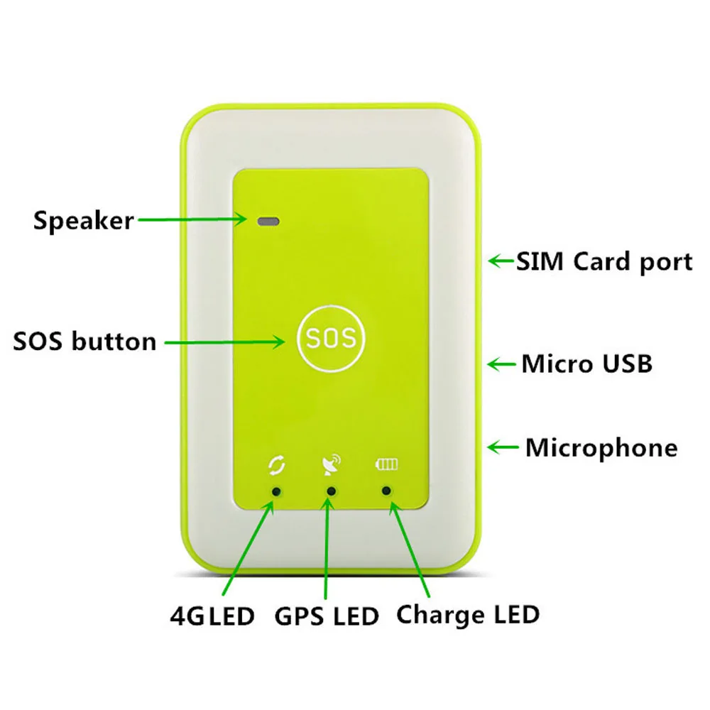 4G FDD LTE персональный GSM GPS автомобильный трекер для детей старшего возраста