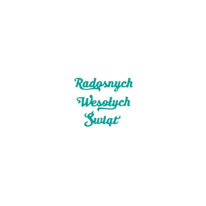 Веселая Рождественская металлическая режущая фраза для полировки ручной работы