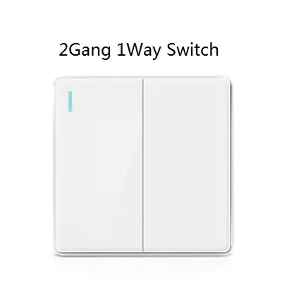 2gang 1way 86 Тип, стандарт США, Великобритании, настенный выключатель, 1 банда, 2 банды, 3 банды, 4 банды, 1Way, 2Way, настенный светильник, переключатель, 20A, 45A, розетка переменного тока, британская розетка - Цвет: 2gang 1way