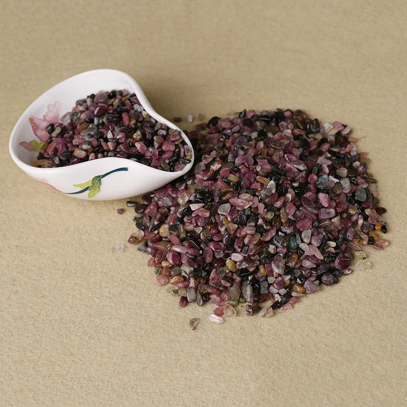 Чистый натуральный турмалиновый гравий размагничиваемый для Будды используемый