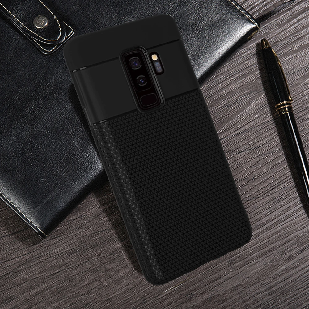 Для Coque samsung Galaxy S9 Plus Треугольники узор Матовая TPU крышка для плюс Чехол