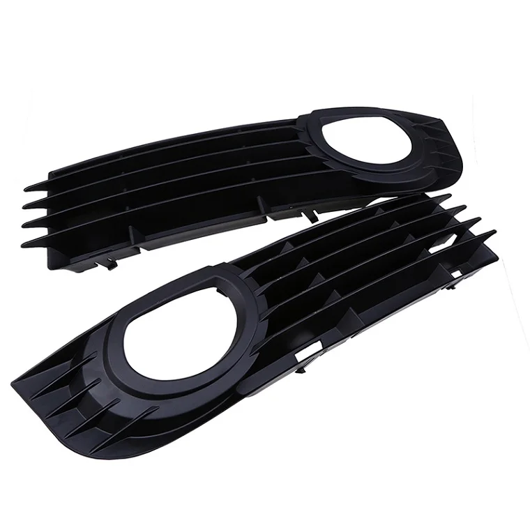 1 Pair Left Right POSSBAY Автомобильная Черная вставка бампер противотуманная фара Нижняя решетка защитная сетка для Audi A8 D3 20052006/2007 противотуманная фара крышка - Цвет: 1 Pair Left Right