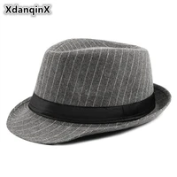 xdanqinx autumn winter new style mens hats simple fedoras british fashion wild female cap unisex snapback brand gorros hat