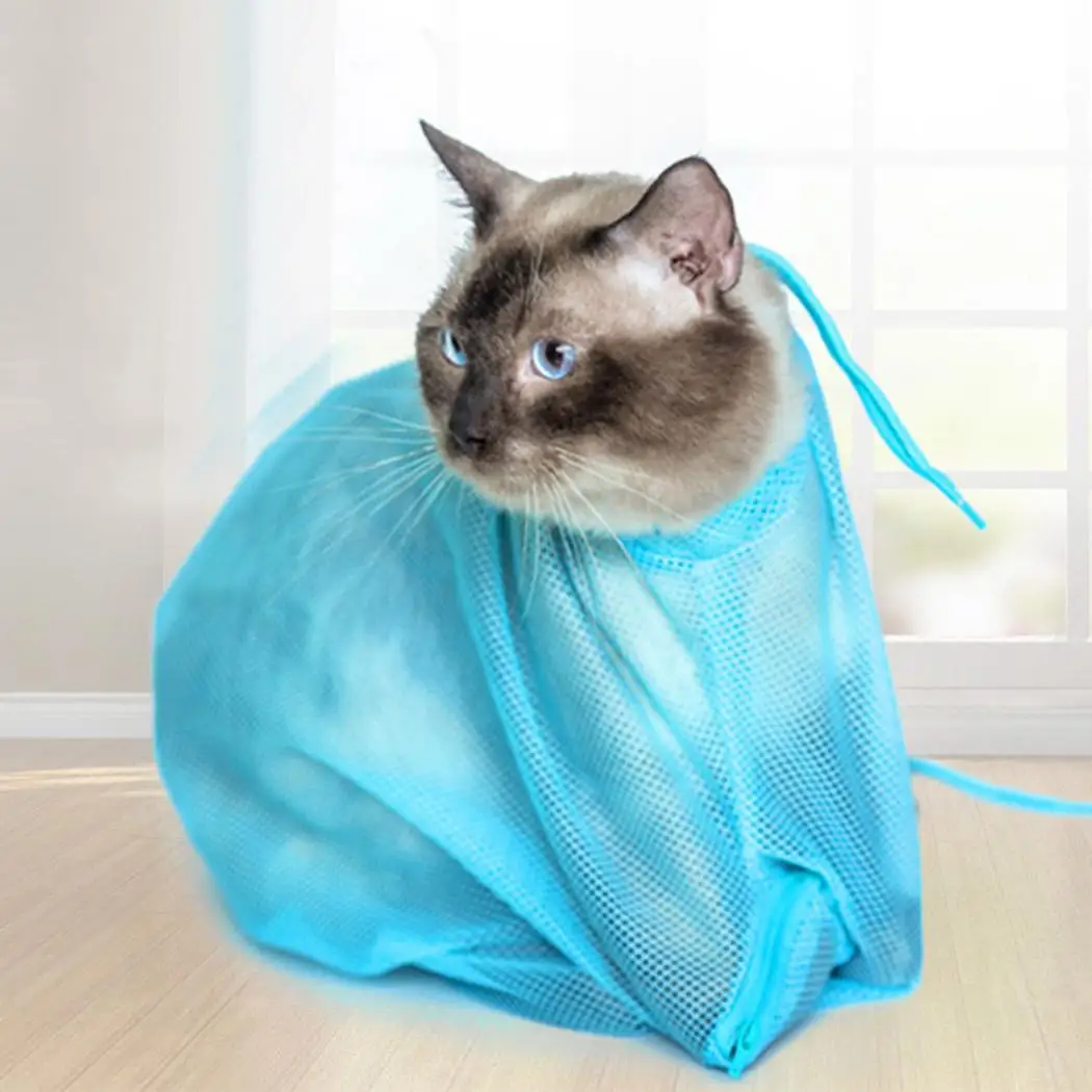 Прочная дышащая сумка для ухода за кошками с кулиской домашних кошек 32 см/12 6