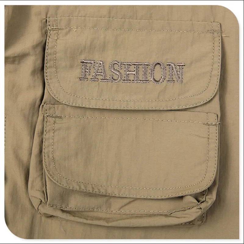 Жилетка мужская похожая на пояс Повседневный хлопковый жилет со множеством