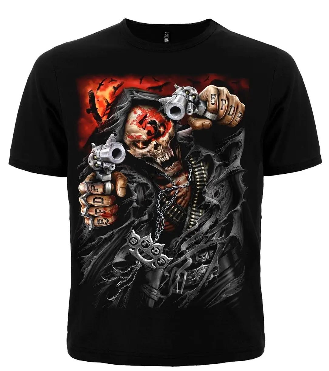 Футболка FIVE FINGER DEATH PUNCH и JUSTICE FOR NONE разного размера. Новый Для мужчин новый Высокое