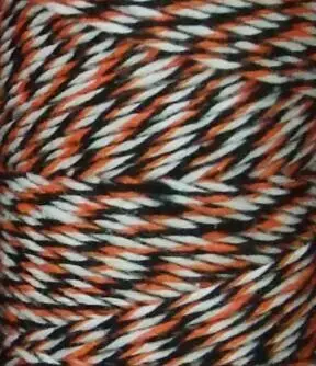 black orange Низкие! веревка из натурального хлопка 4ply(100 ярдов) 1 шт. тонкие Bakers шпагат цвет веревка для выпечки Аква мята золото хлопковая нить цвет - Цвет: black orange