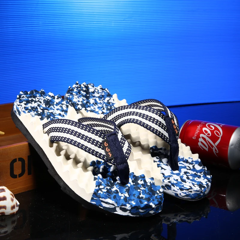 Мужские шлепанцы ручной работы Летние удобные из натуральной кожи BF45 2019|sandals