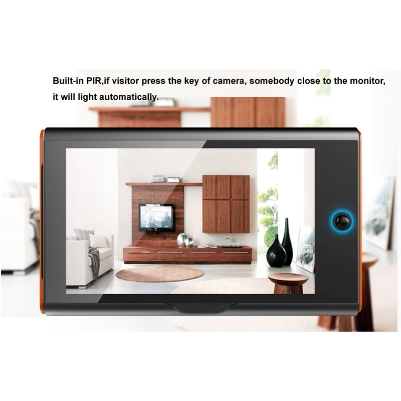 7 дюймовый беспроводной цифровой глазок для домашней безопасности умный видео