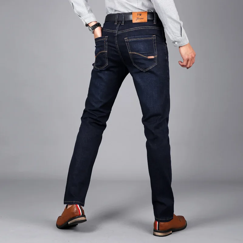 2019 новые джинсы мужские прямые облегающие стиль повседневная мужская одежда