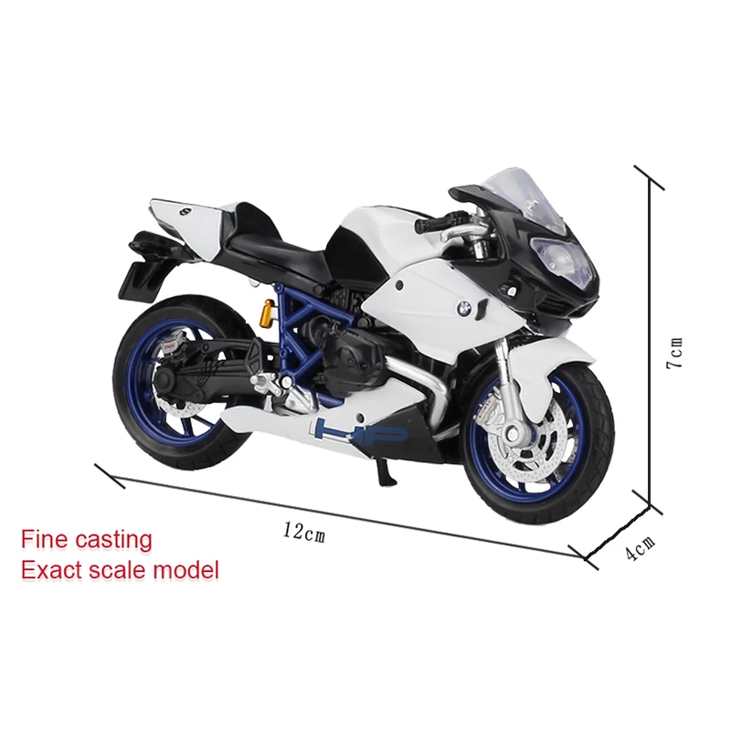 Спортивная Литая модель мотоцикла MAISTO 1:18 HP2 реальная короткопоглощающая игрушка