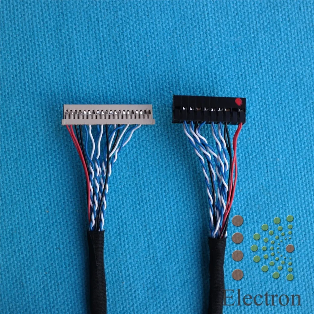 DF14 20 D8 20Pin Single 8 bits 0 5mm LVDS кабель для ЖК панели контроллера 5 шт./лот|for cable|lcd cablecable |