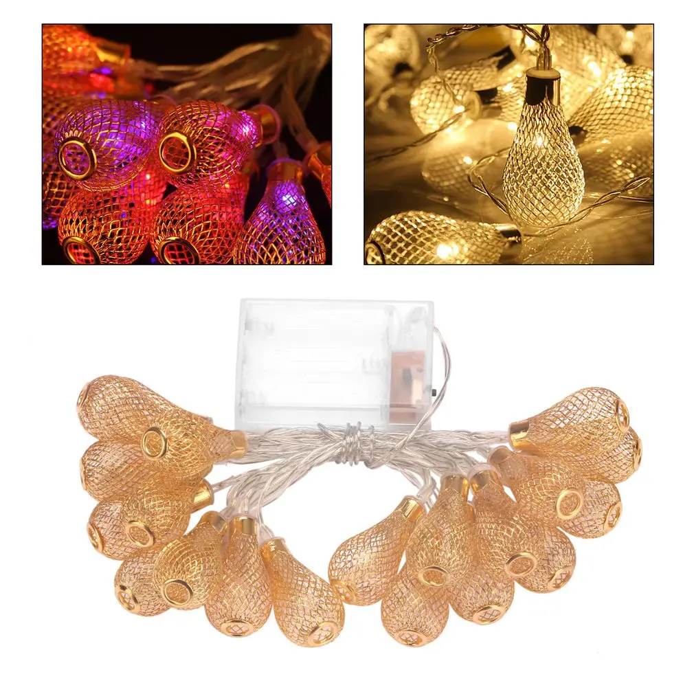 ICOCO 20 светодиодный светильник в форме капли воды с питанием от аккумулятора 3