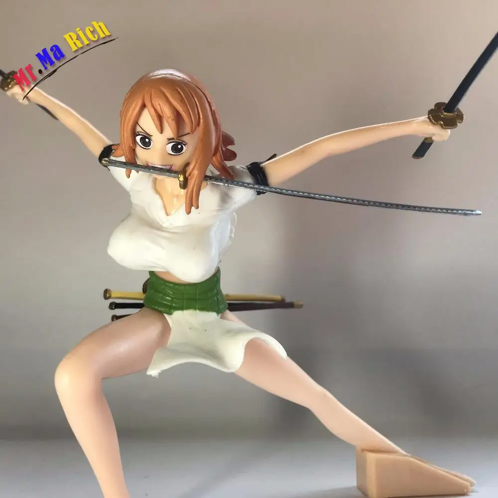 Одна штука Roronoa Zoro x Nami сексуальные ПВХ Фигурки Коллекционная модель куклы