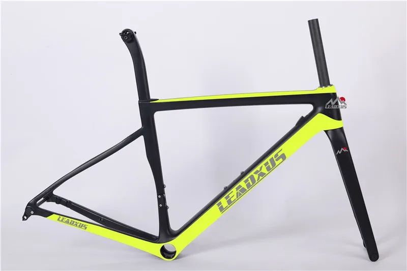 violet LEADXUS CLA550X ультра легкий диск Тормозная карбоновая рама для шоссейного велосипеда T1000 карбоновая рама для шоссейного велосипеда через ось велосипедная углеродная рама - Color: violet