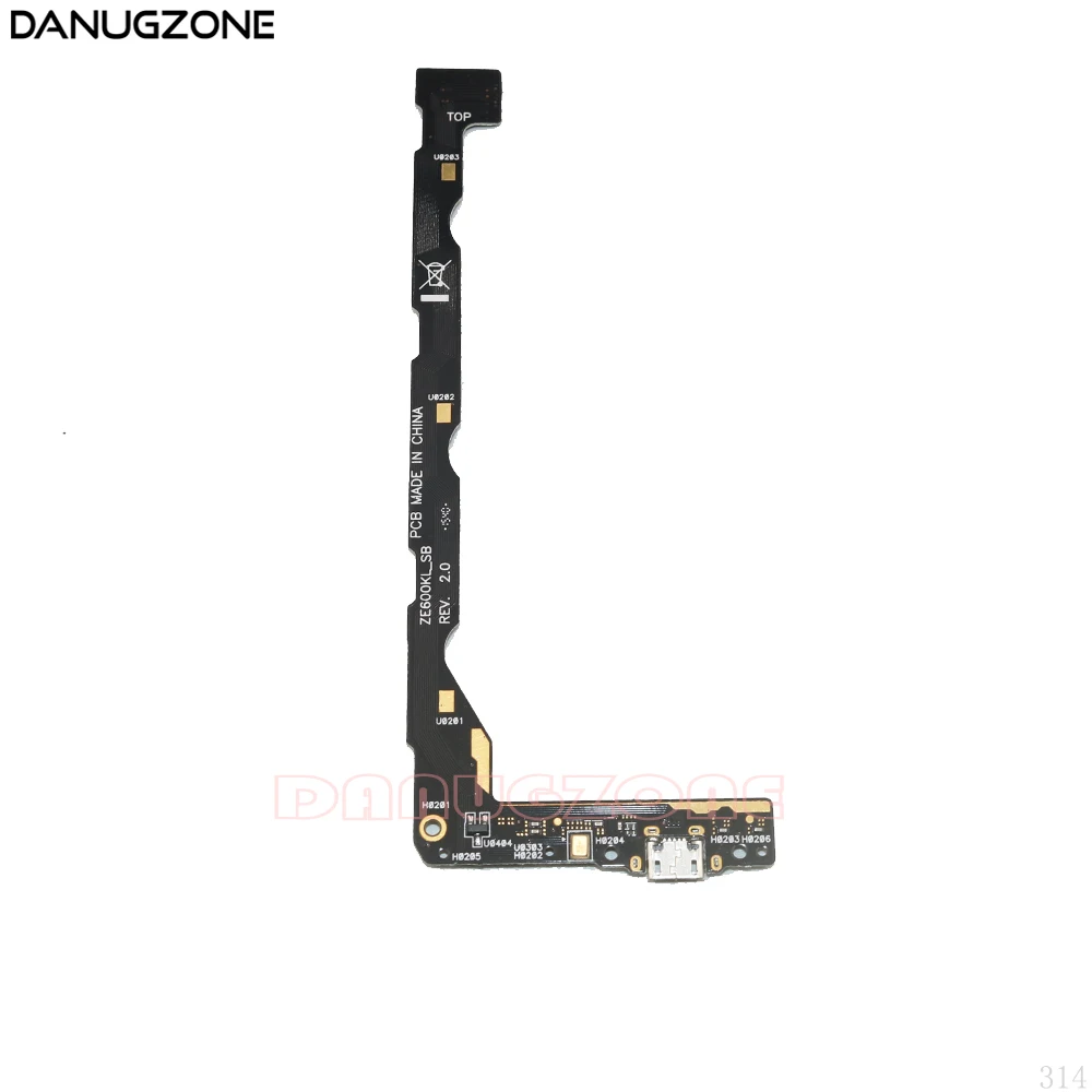10 шт. для ASUS Zenfone 2 Laser 6 0 "ZE600KL ZE601KL Z00MD Z011D USB-порт зарядки разъем зарядная плата
