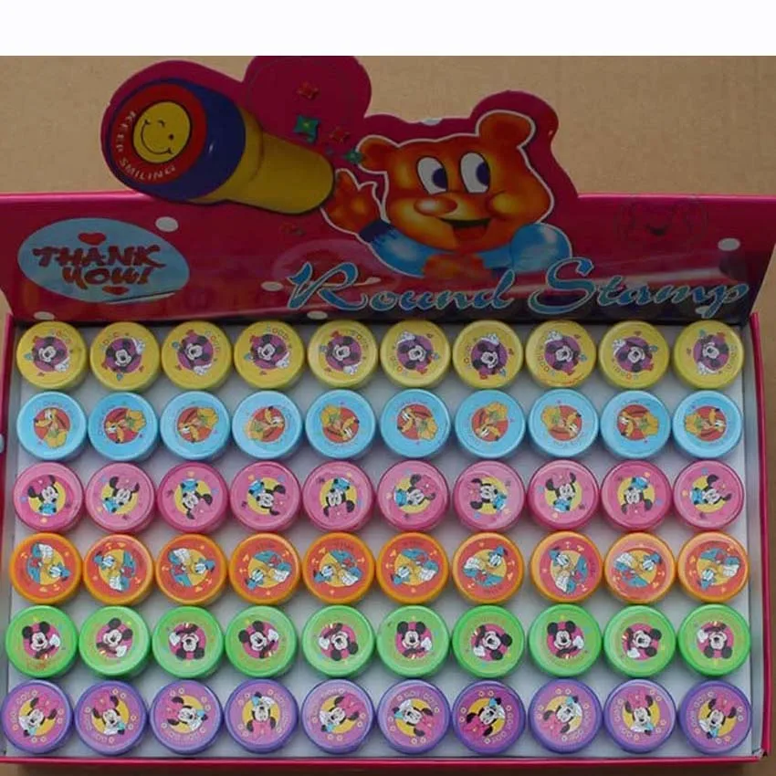 60 шт цветок животное само чернильные штампы Дети партия Сувениры события