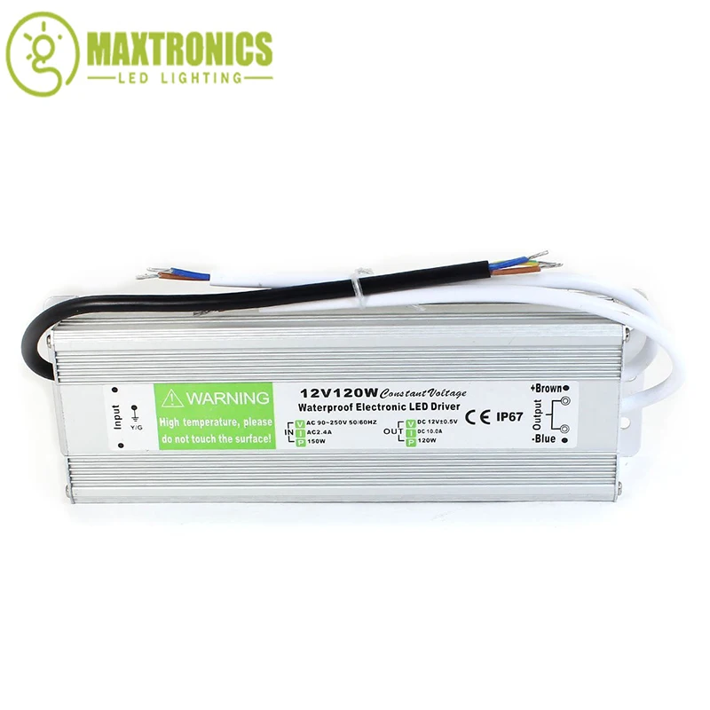 Оптовая цена водонепроницаемый электронный светодиодный драйвер 12 в 120 Вт