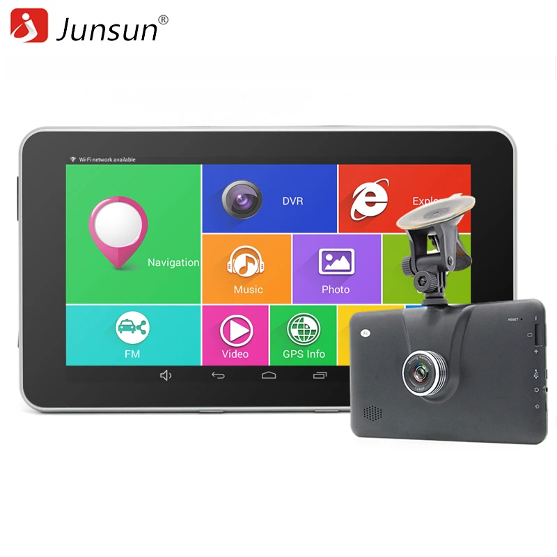 Новый 7 &quot автомобилей GPS навигация Android 4.4.2 FHD 1080 P автомобильный видеорегистратор