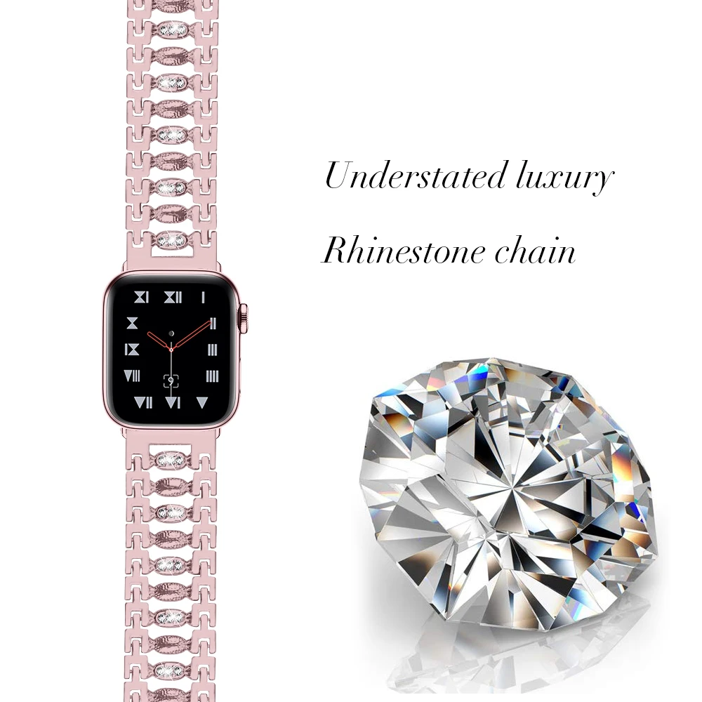 Ремешок Joyozy из нержавеющей стали для Apple Watch, серия 5, ремешок 40 мм, 44 мм, 38 мм, 42 мм, ремешок для часов, браслет, аксессуары для iWatch 4/3/2