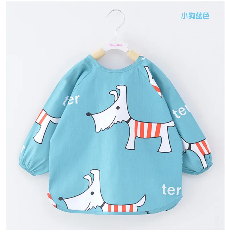 Высококачественные детские нагрудники с длинными рукавами водонепроницаемая