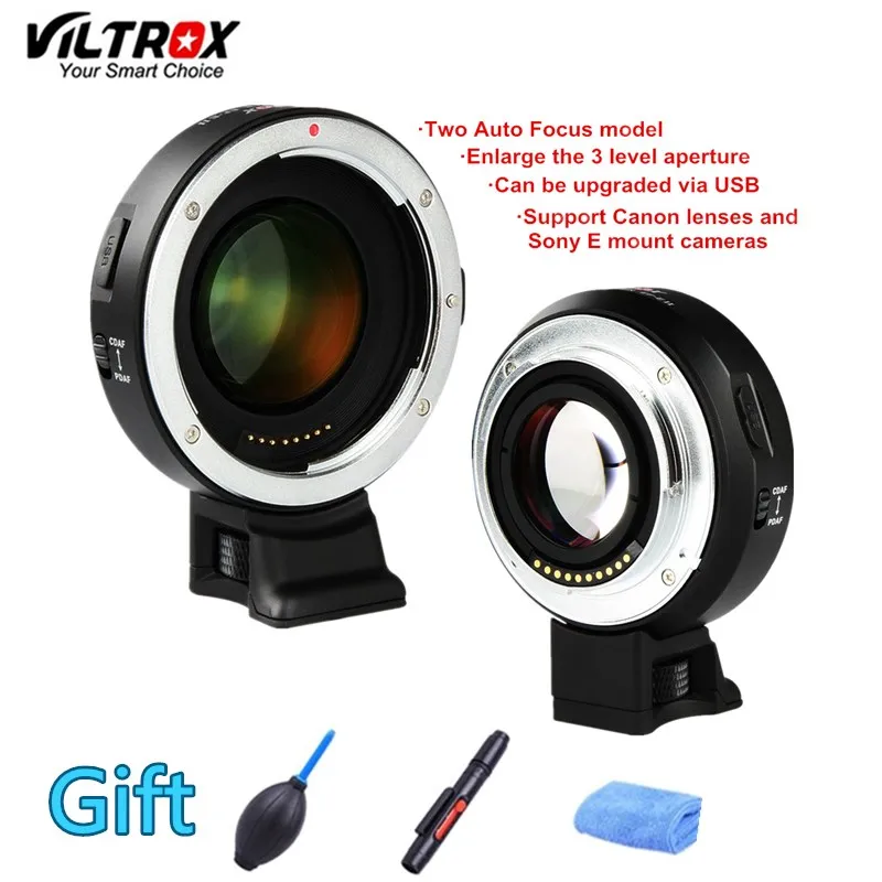 

Viltrox EF-E II Auto Focus Reducer Speed Booster Lens Adapter for Canon EF EOS Lens to Sony Camera A9 A7 II A7RIII A7SII A6500