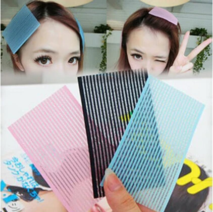 2015 4*bags(8pieces) hot sell Bangs fixed Seamless Magic Paste Posts Hair Sticker Clip Tape Fringe Patch random cdlz0407 |