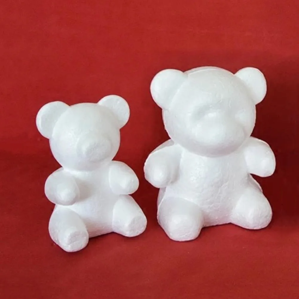 Розовый медведь цветок 15 см 20 размер эмбрион ПЕНА РОЗА только плесень