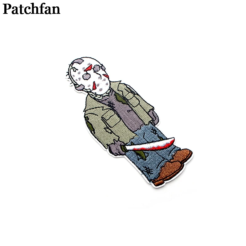 Patchfan Friday the 13th DIY Вышитые нашивки пришить УТЮГ НА одежду рюкзак шляпа украшения дома наклейки значки A2091