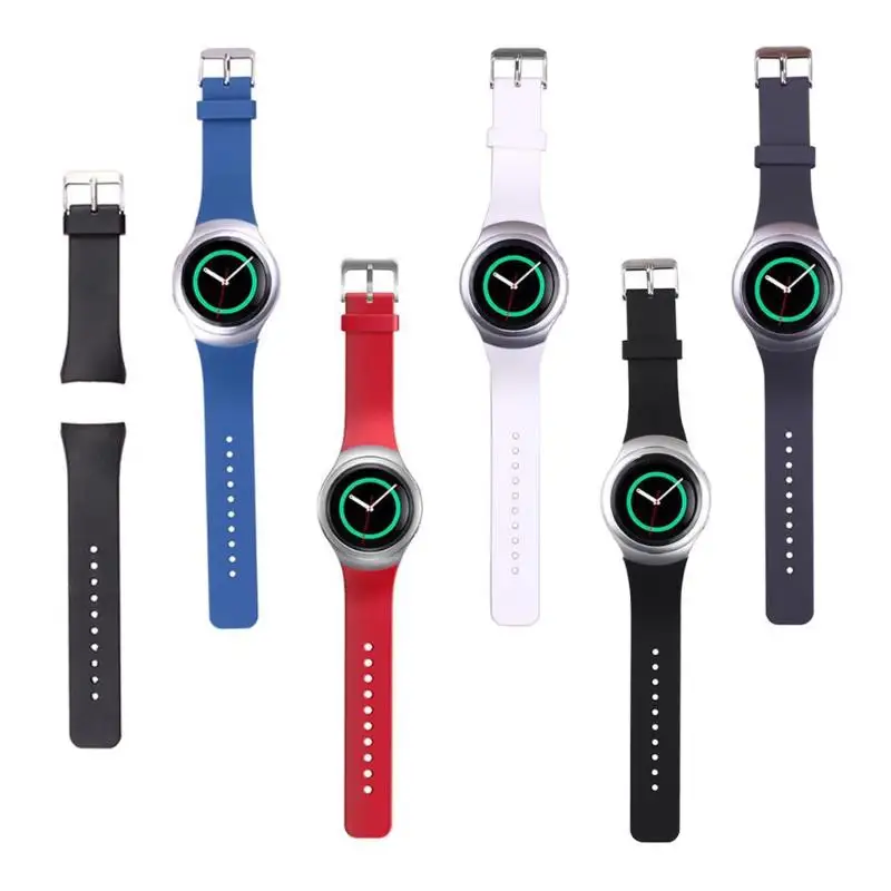 Спортивный силиконовый ремешок для samsung gear S2 Smart Watch Band Стильный силиконовый сменный ремешок