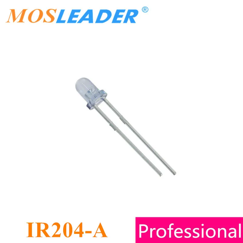 Mosleader IR204-A 1000 шт. 3 мм 1000 шт. IR204 3 мм Инфракрасный светодиодный синий цвет