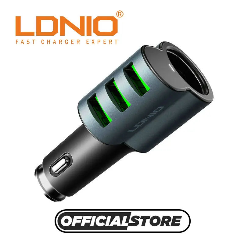 LDNIO cm11 Быстрый авто 3 usb порта автомобильное зарядное устройство адаптер для