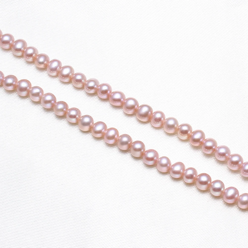 

YYW Potato Cultured Freshwater Pearl Beads natural pink purple white 3.8-4.2mm Approx 15.5 Inch Strand